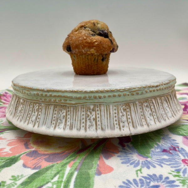 CS5 Cake Stand Handcrafted Pottery Ceramic Cake Plate for Celebrations (Copy)