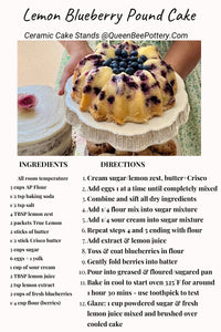 A Free Lemon Blueberry Pound Cake Recipe - SCREENSHOT or DOWNLOAD SAVE IMAGE - No need to add to cart