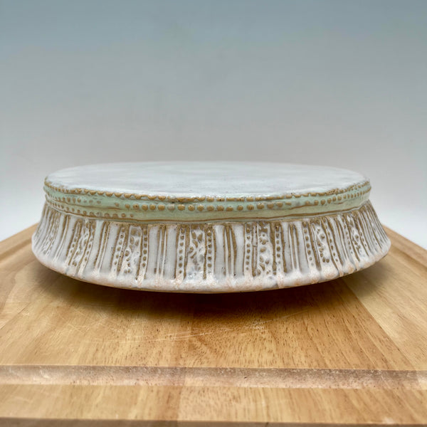 CS5 Cake Stand Handcrafted Pottery Ceramic Cake Plate for Celebrations (Copy)