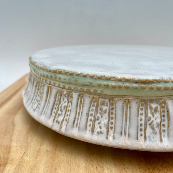 CS5 Cake Stand Handcrafted Pottery Ceramic Cake Plate for Celebrations (Copy)