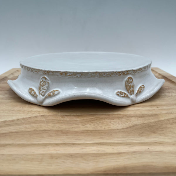 CSW2 Cake Stand Handcrafted Pottery Ceramic Cake Plate for Celebrations