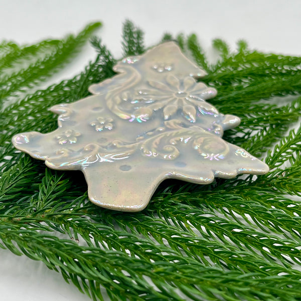 T1 Ceramic Holiday Christmas Tree Ornament FREE U.S. SHIPPING on Orders over $200.00