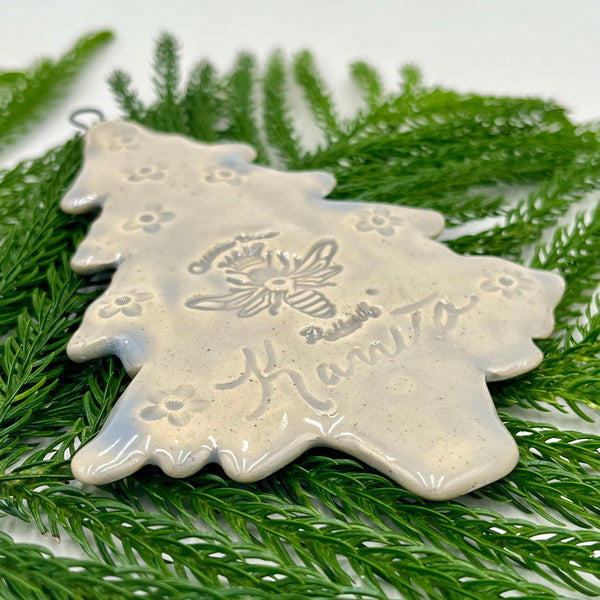 T1 Ceramic Holiday Christmas Tree Ornament FREE U.S. SHIPPING on Orders over $200.00