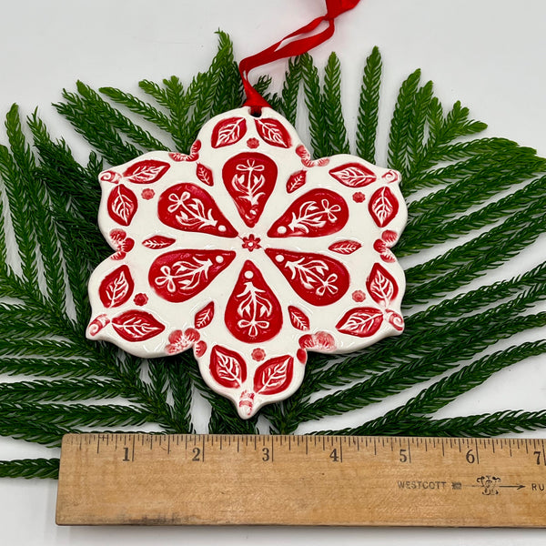 T3 Set of Large Snowflake Ornaments FREE U.S. SHIPPING on Orders over $200.00