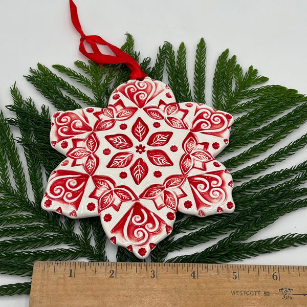 T3 Set of Large Snowflake Ornaments FREE U.S. SHIPPING on Orders over $200.00