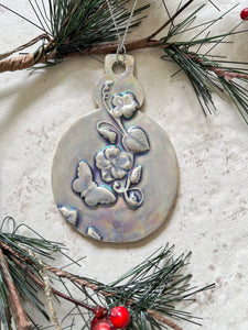 ZO12 Ceramic Butterfly Design Ornament FREE U.S. SHIPPING on Orders over $200.00